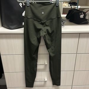 Lululemon Align 28” Legging - Size 4 - Color Dark Olive